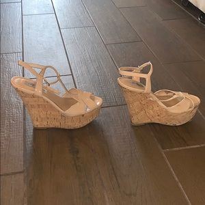 Steve Madden Nude Wedges